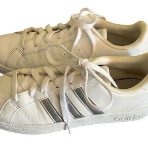 adidas White and Silver Women's Sneakers